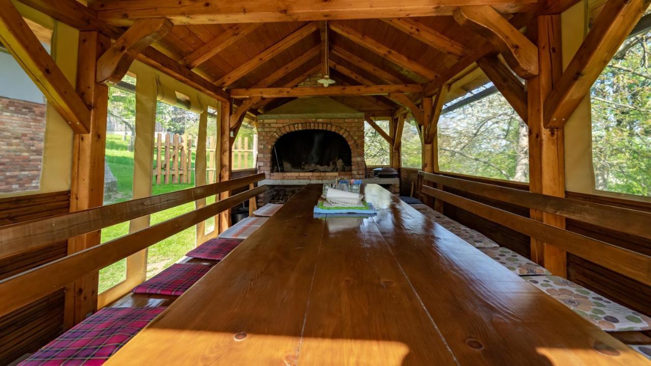 Holiday Home "Sleme" With Jacuzzi, Big Garden And Arbor With Fireplace Skrad Εξωτερικό φωτογραφία