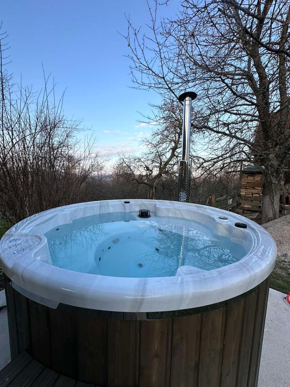 Holiday Home "Sleme" With Jacuzzi, Big Garden And Arbor With Fireplace Skrad Εξωτερικό φωτογραφία