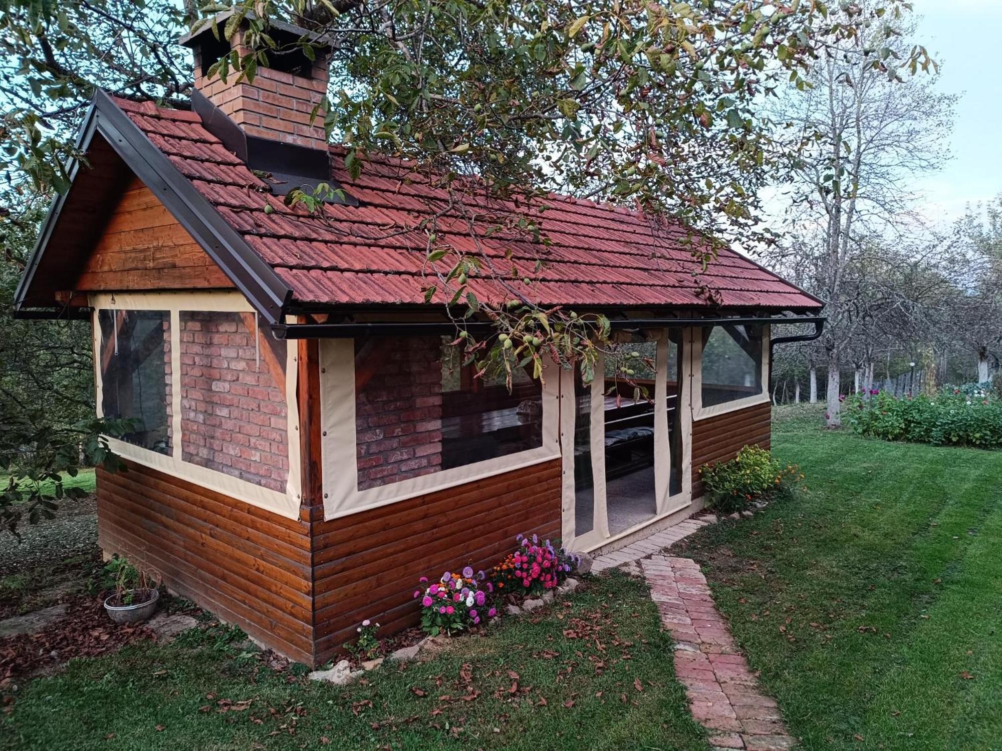 Holiday Home "Sleme" With Jacuzzi, Big Garden And Arbor With Fireplace Skrad Εξωτερικό φωτογραφία